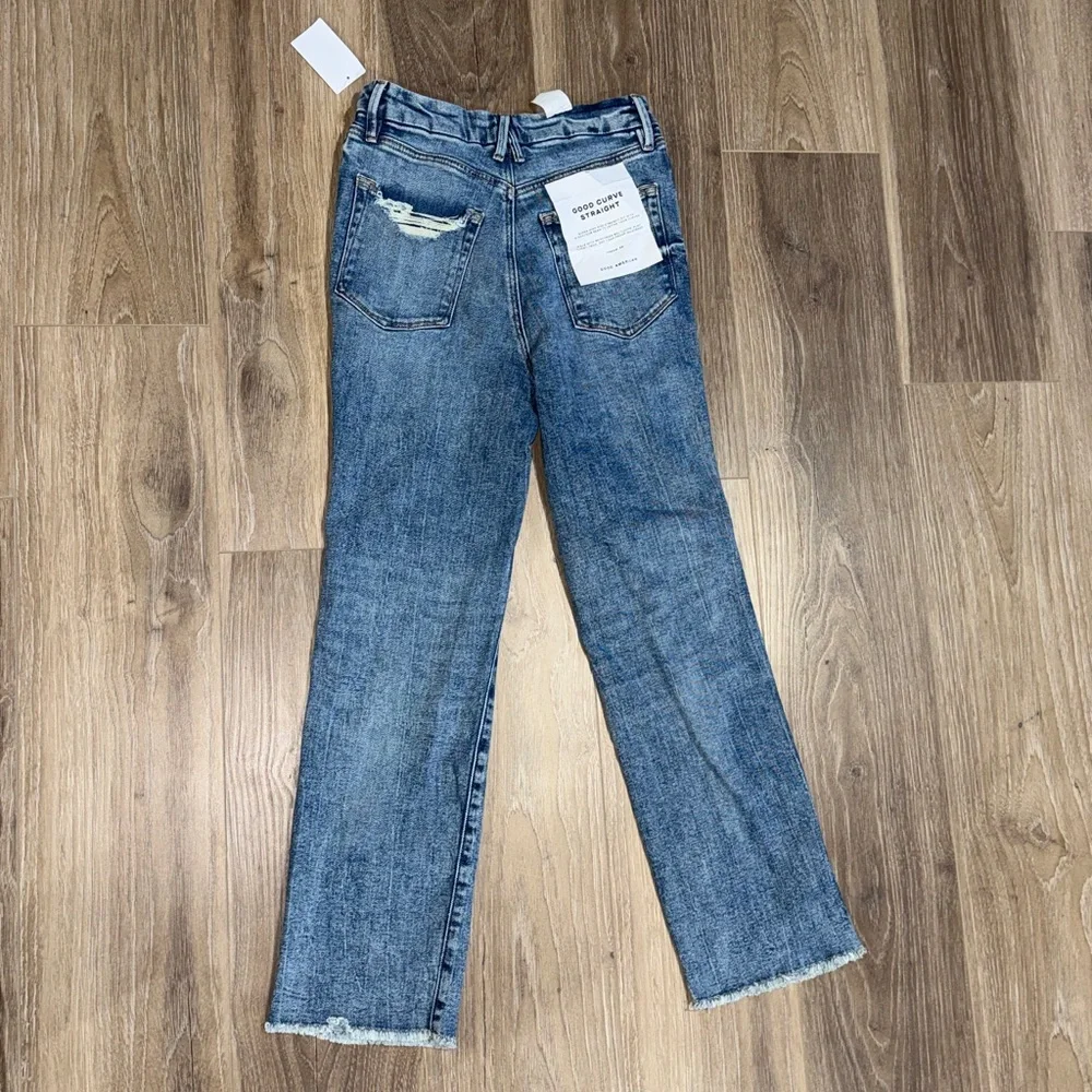 NWT Crossover waist straight leg jeans - Picture 6 of 9